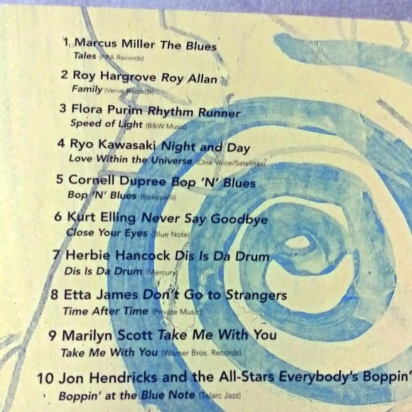 3 Jazziz Magazine Vintage Jazz Compact Disc, Chris Botti, Marcus Miller, Jazz - Picture 9 of 11